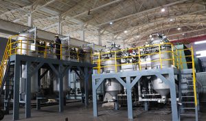 惠州市溶剂扩产项目贵金属催化剂全自动过滤器顺利竣工