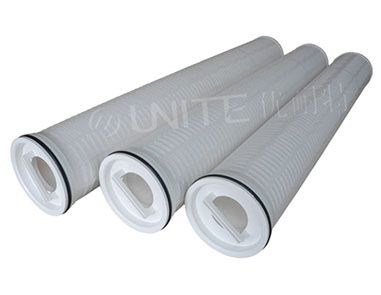 Special filter element for high flow precision filter